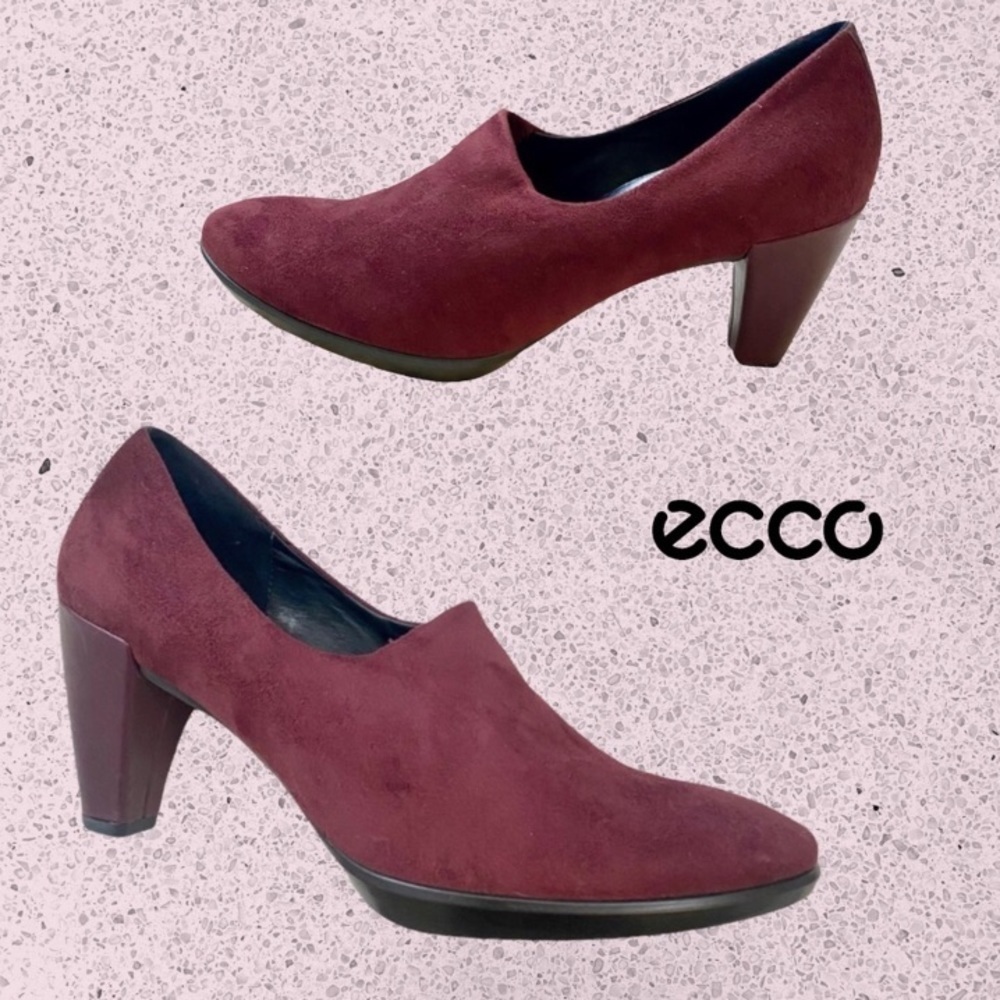 Ecco Shape 55 Plateau Shootie Heels Ankle Boots